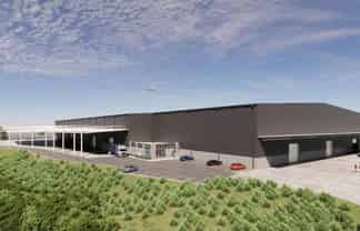 3,566sqm New High Stud Warehouse + Canopy