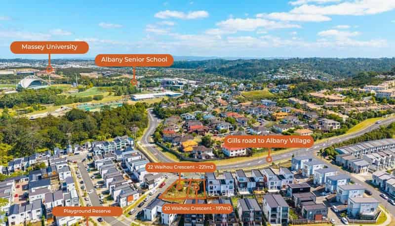 20 & 22 Waihou Crescent, Albany