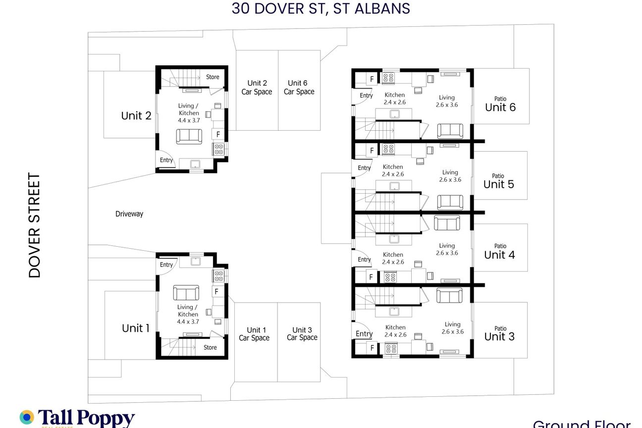 City Fringe, Entry Level, Contemporary Living. - Vista 6