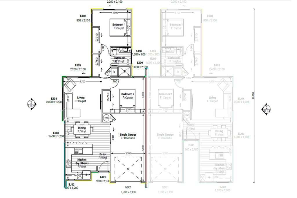 Brand New, Cosy, 2 Bedrooms 5