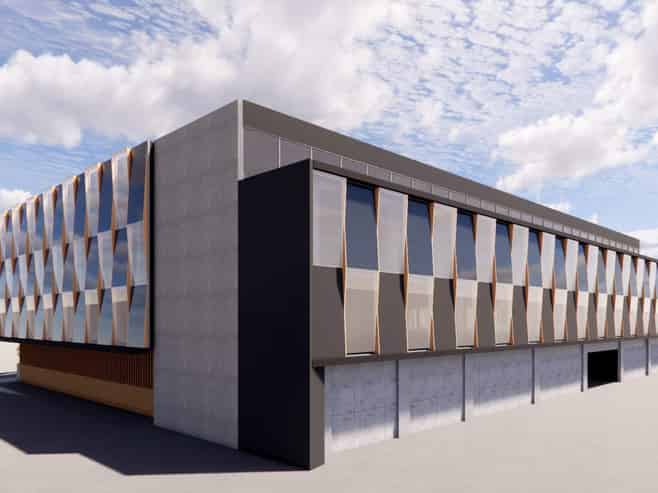 A New Benchmark for Large-Scale Office in Te Rapa