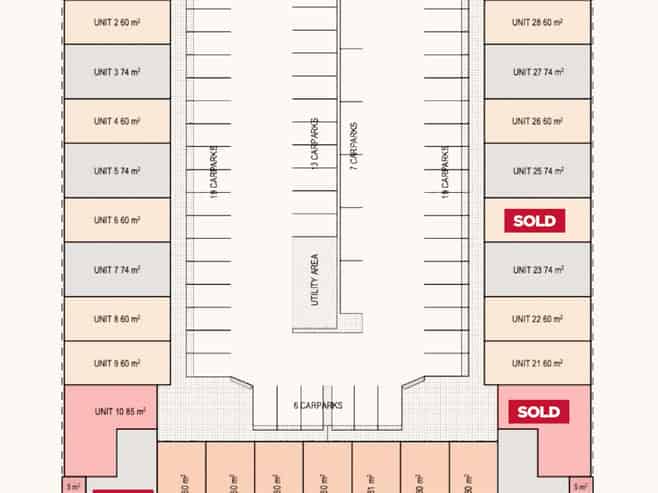 Brand-new warehouse units pre-selling now