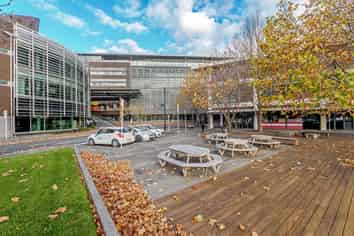 Prominent Office Opportunity with Expansive Deck
