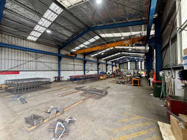 Waiwhakaiho warehouse with gantry