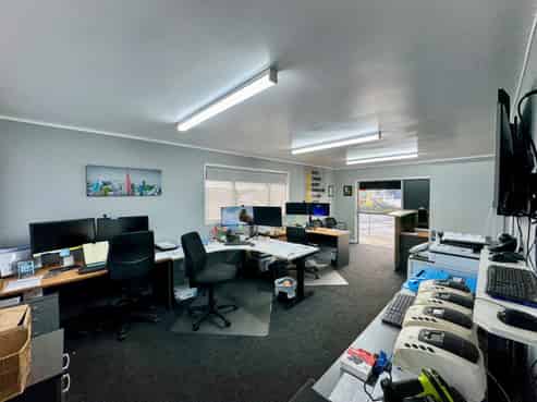 Waiwhakaiho warehouse with gantry