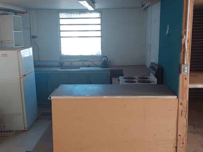 Ground floor workshop and storage space