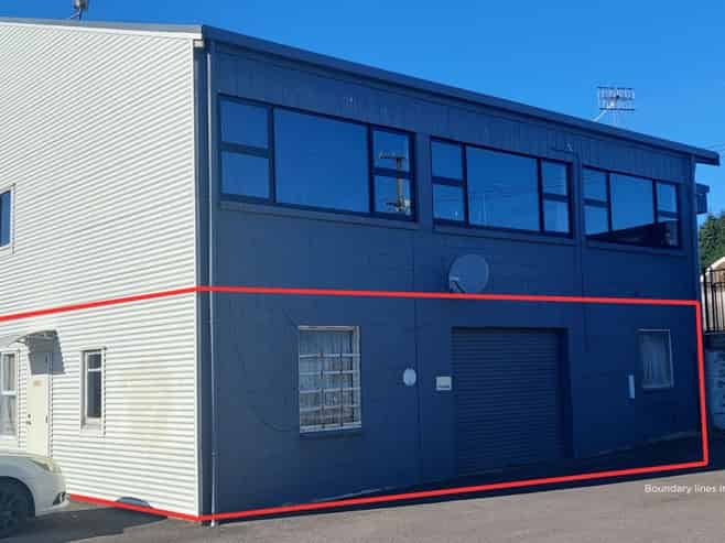 Ground floor workshop and storage space