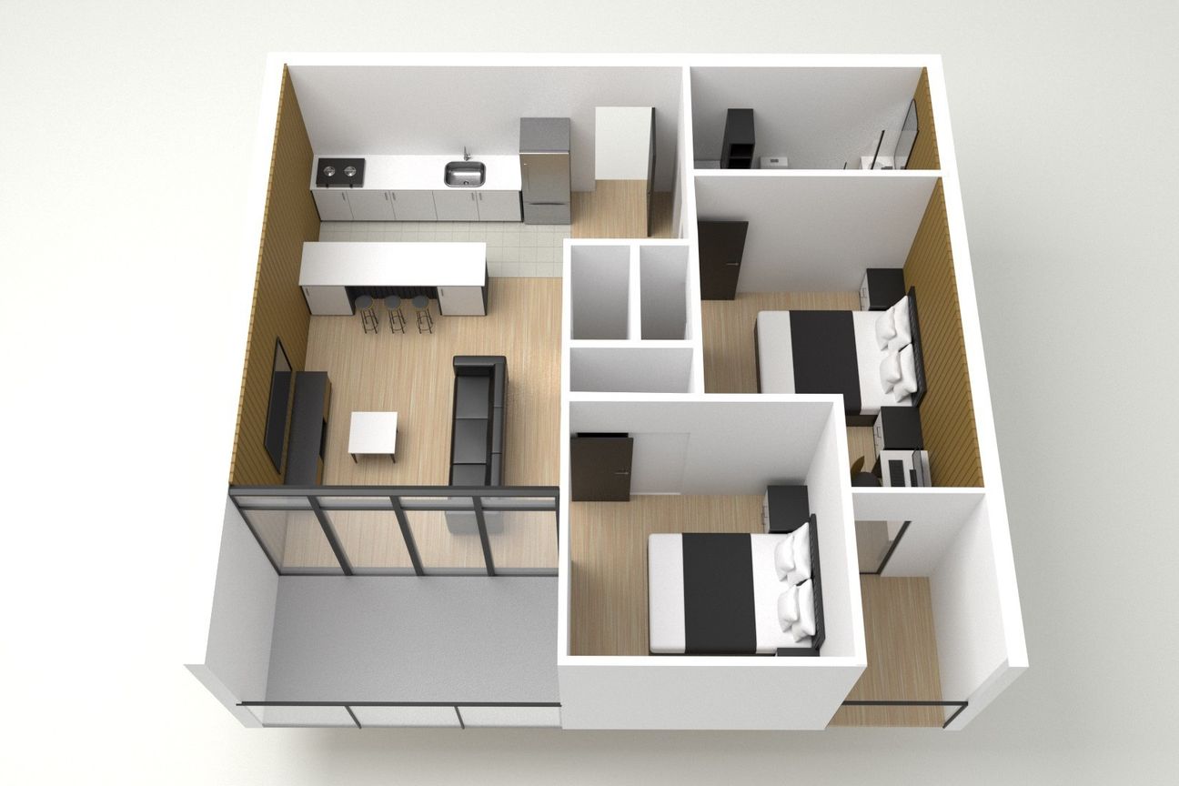 Papakura, 2 bedrooms - Više