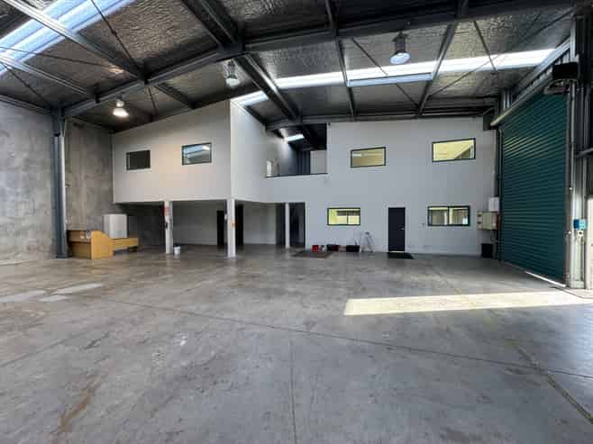 Modern warehouse with secure yard