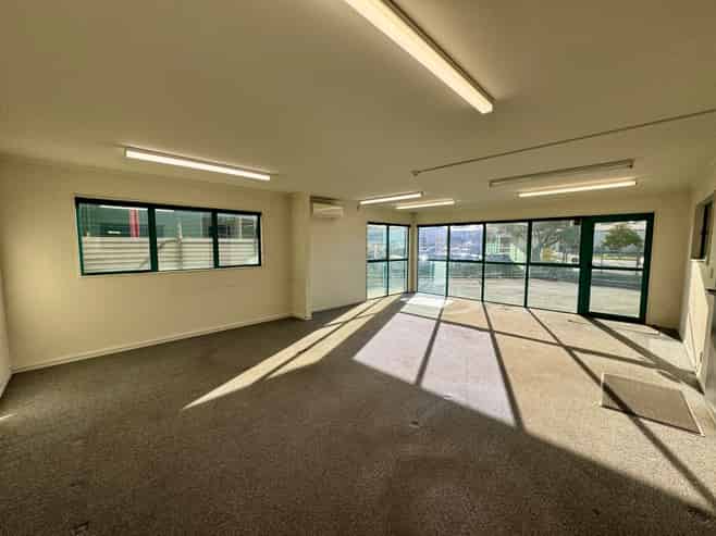 Modern warehouse with secure yard