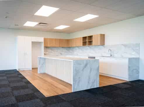 PRECINCT LIFESTYLE. TOP FLOOR OFFICE.

