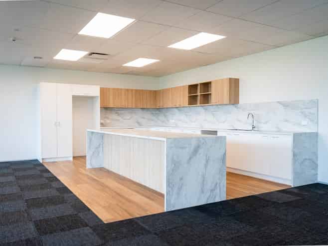 PRECINCT LIFESTYLE. TOP-FLOOR OFFICE.
