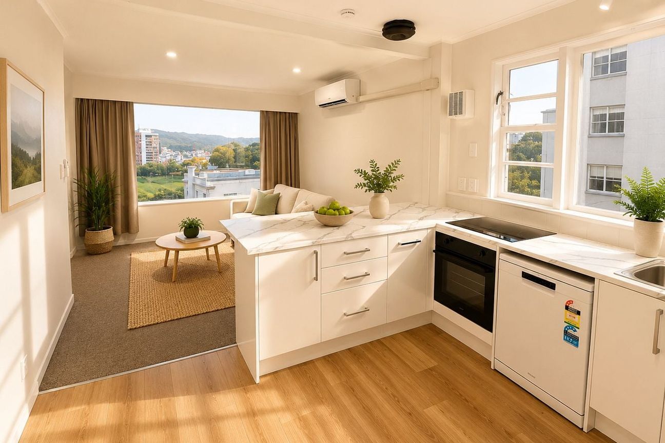 Sunny 5-6 Bedroom Kelburn -  1 Min Walk to Vic Uni - Aanzicht 3