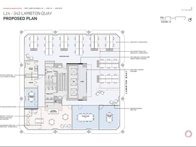 Office floor on Lambton Quay