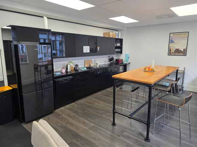 Half floor with a modern fit-out
