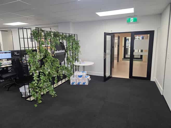 Half floor with a modern fit-out