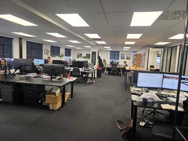 Half floor with a modern fit-out