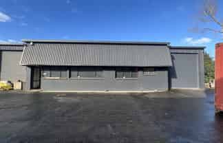 Well-configured industrial premises with yard