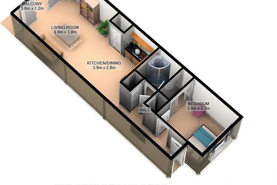 Stylish One-Bedroom in Onehunga - Więcej