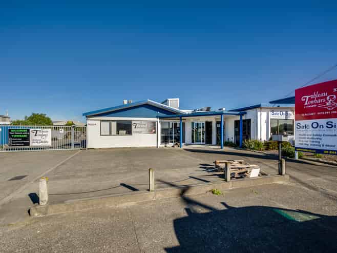 Industrial Facility with Generous Yard and Canopy