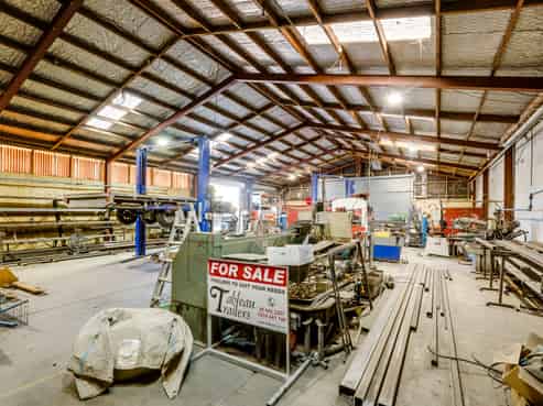 Industrial Facility with Generous Yard and Canopy