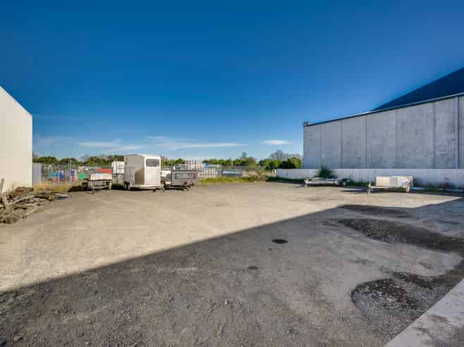 Industrial Facility with Generous Yard and Canopy