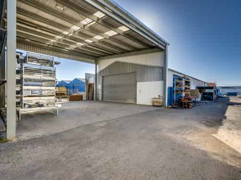 Industrial Facility with Generous Yard and Canopy