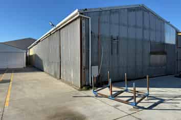 Large yard + warehouse and tent storage 