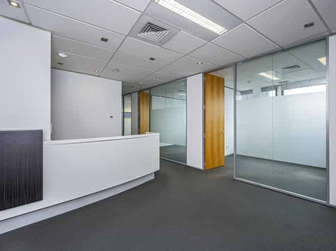 First floor office and storage