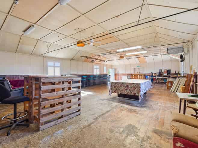 Versatile hall, room to expand