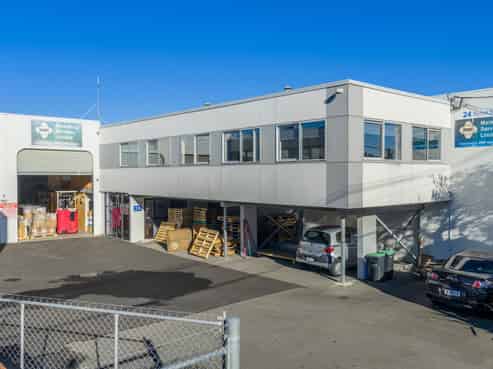North facing industrial warehouse