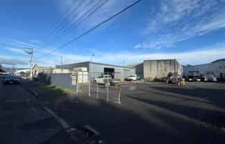 Warehouse, yard, office and showroom.