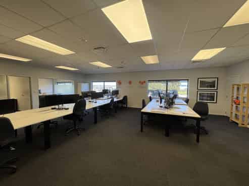 Modern Mount office with onsite parking