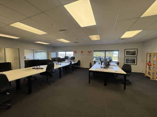 Modern Mount office with onsite parking