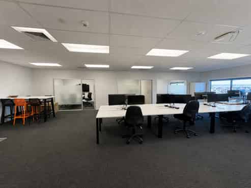 Modern Mount office with onsite parking