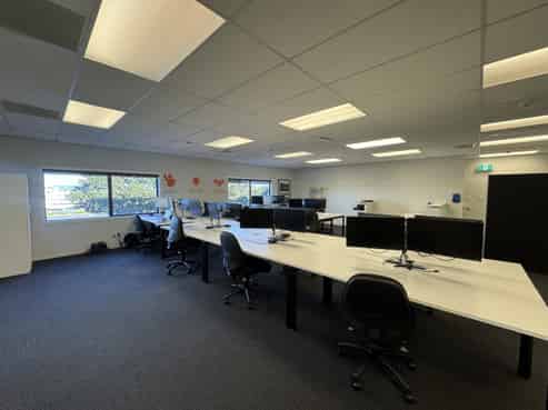 Modern Mount office with onsite parking
