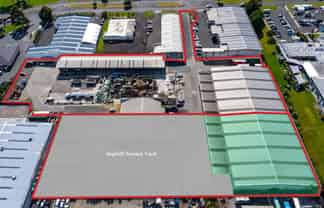 Warehouse with huge yard