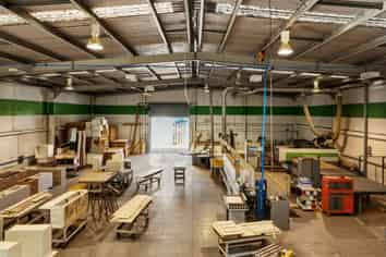 High Profile Industrial Facility with Scale and Yard