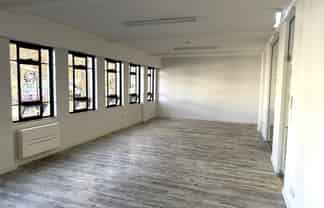 Bright open-plan office with CBD outlook