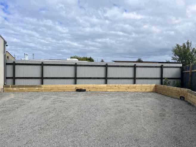 Warehouse with yard and parking