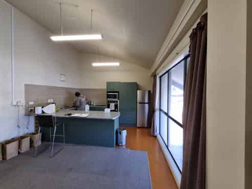 High stud warehouse or workshop with offices