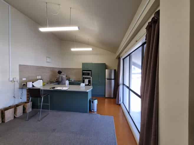 High stud warehouse or workshop with offices