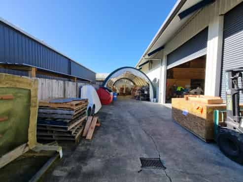 High stud warehouse or workshop with offices