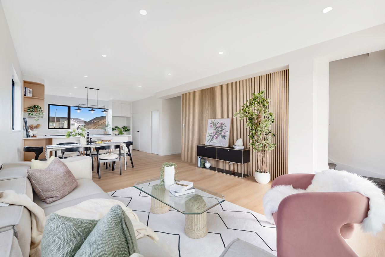Modern Family Living with Flexible Space - Widok 4