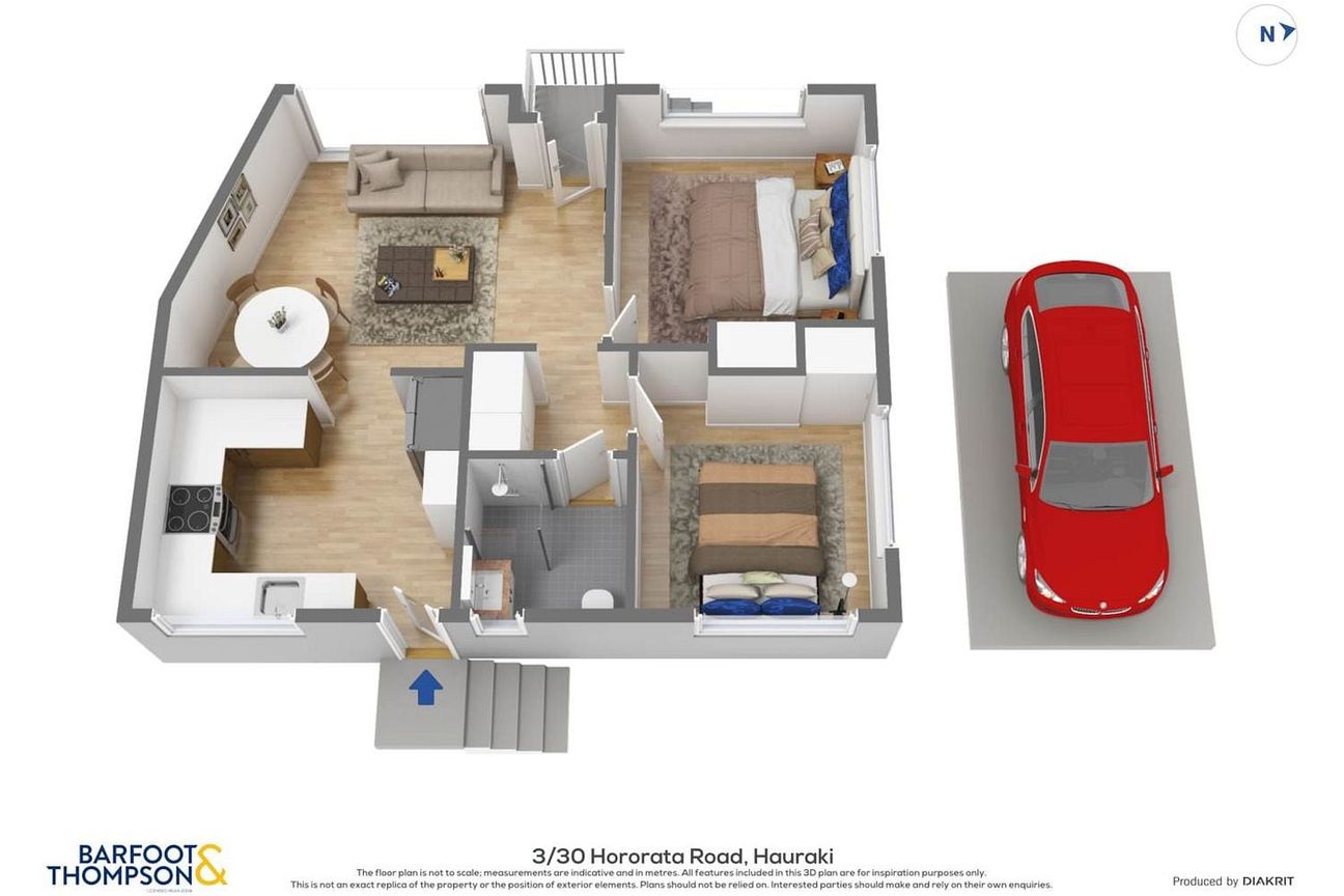 Beautiful 2 Bedroom Home with Modern Amenities - Aanzicht 4
