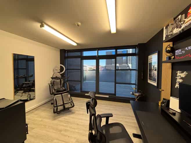 Modern First Floor Office with Outdoor Deck  