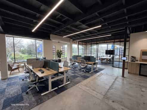 First floor office overlooking The Square