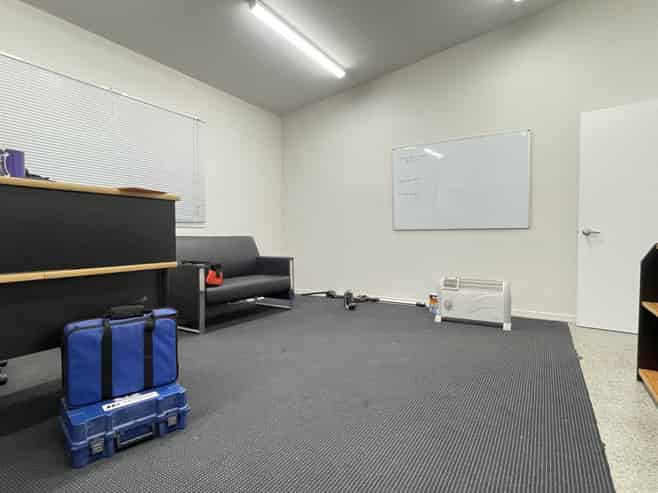 Smart office space with warehouse and yard