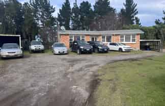 Tauriko West rear site office & yard