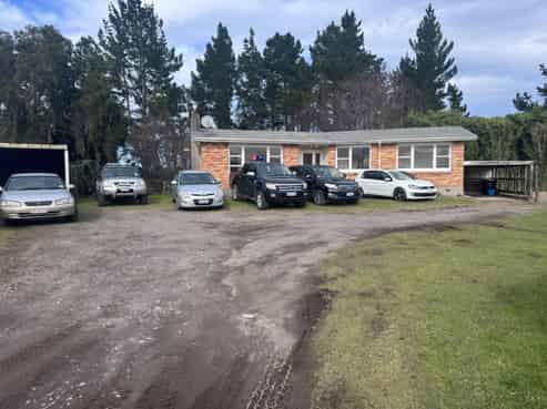 Tauriko West rear site office & yard